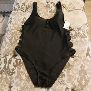 So Junior Swimwear/So Junior Crisscross One Piece Swimsuit